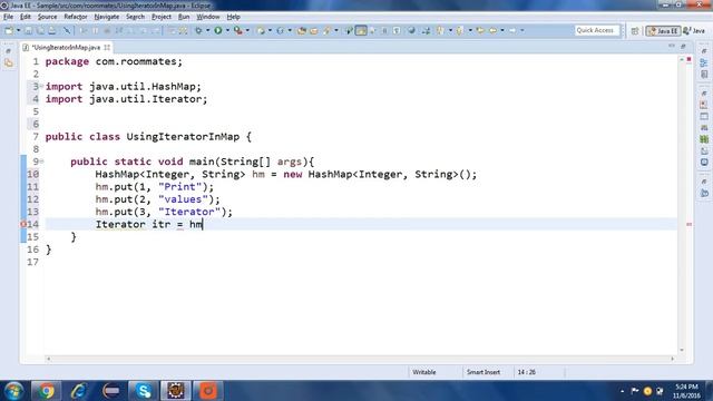 How to iterate hashmap using Iterator in Java смотреть онлайн