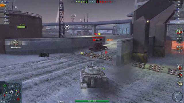 World of Tanks Blitz - Tiger 1 #1 | 1v3 | смотреть онлайн