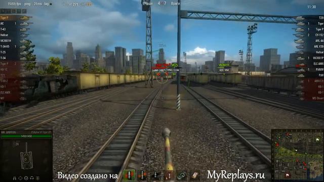 WOT: Порт - PzKpfw VI Tiger (P) - Знак классности МАСТЕР смотреть онлайн