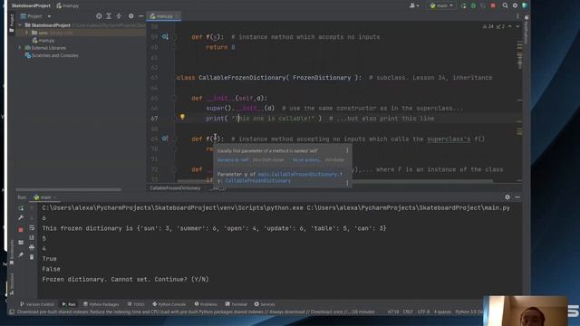 Python Programming: Lesson 71 - Constructor Reference Variables смотреть онлайн