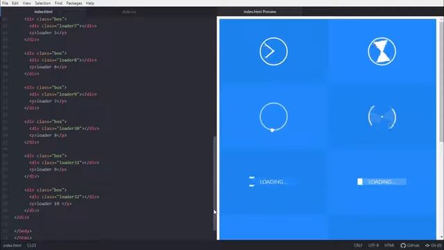 CSS Loader Pack With 12 Loading Animation | Preloaders For Website смотреть онлайн