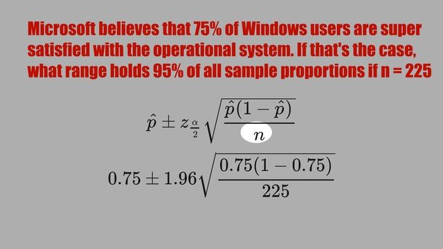F1) 95% Confidence Interval for Proportion (p) смотреть онлайн