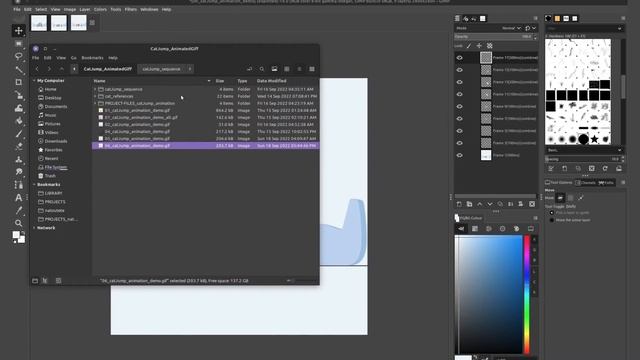 How to add GIF on still image | GIMP Tutorial | Updated смотреть онлайн