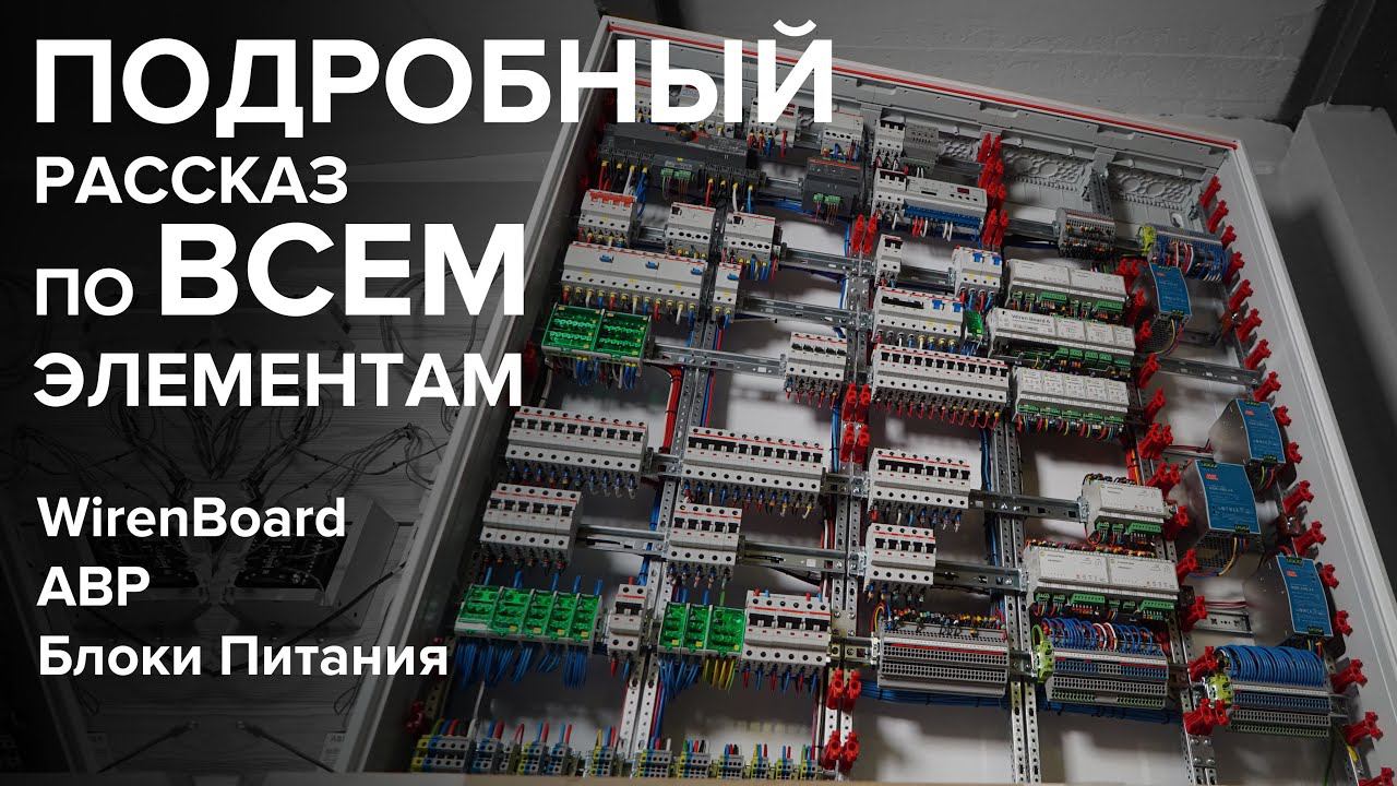 Щит для частного дома с АВР, автоматикой WB и Блоками Питания. | KonstArtStudio смотреть онлайн
