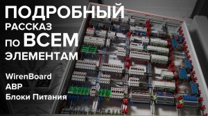 Щит для частного дома с АВР, автоматикой WB и Блоками Питания.  | KonstArtStudio