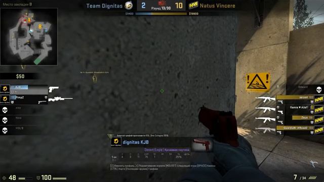 Na`Vi vs Dignitas!Комментатор!Смешной момент! смотреть онлайн