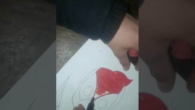 Нарисовать известного героя Дедпуль смотреть онлайн