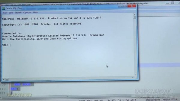 Oracle Tutorial || PL/SQL|| ControlStructures Part-8 by basha