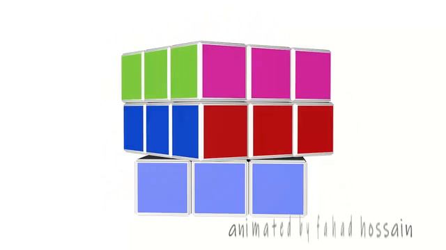 Rubik's Cube Animation in Cinema 4d and After Effects. смотреть онлайн