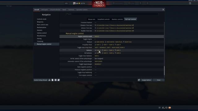 Manual Engine Controls Part 1 | Setting Up Controls RB/SB War Thunder смотреть онлайн