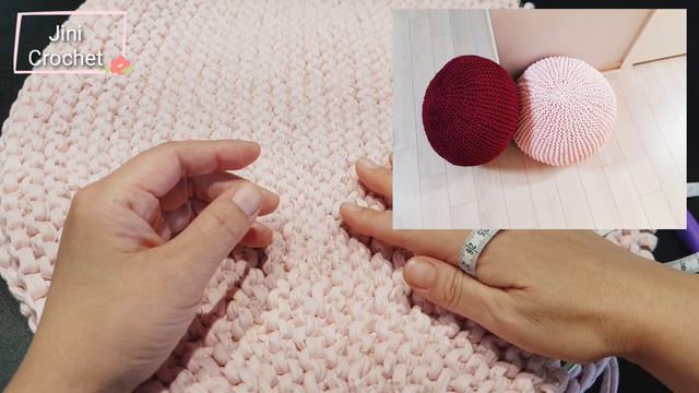 푸프(Pouf)뜨기,원형쿠션뜨기 смотреть онлайн