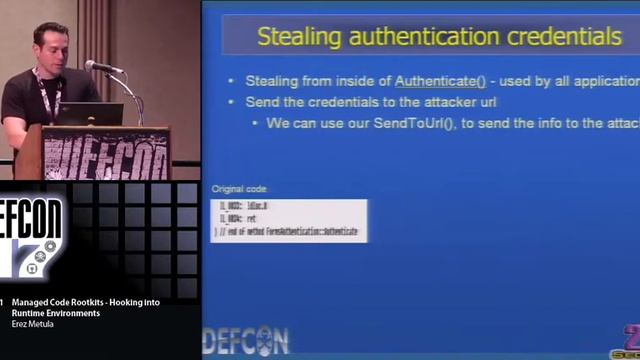 DEF CON 17 - Erez Metula - Managed Code Rootkits Hooking into Runtime Enviroments смотреть онлайн
