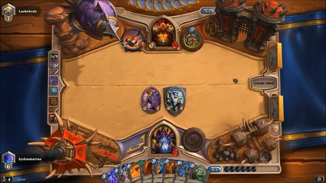 Hearthstone Ranked Match - Giant Warlock vs Control Warrior смотреть онлайн