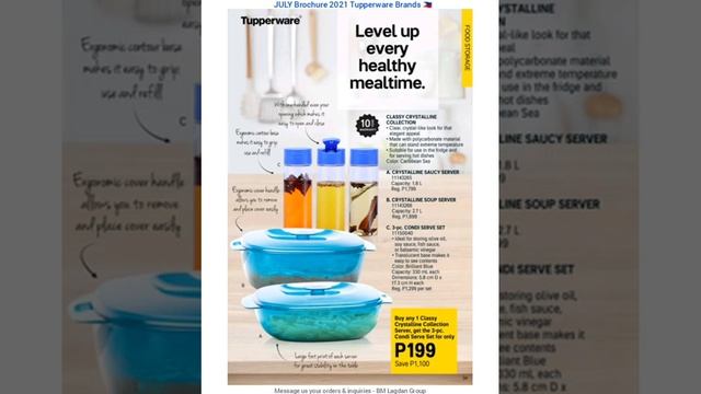 Tupperware JULY BROCHURE 2021 смотреть онлайн