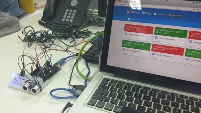 Arduino X-Mas Relay with NodeJS (JohnnyFive) with Firebase смотреть онлайн