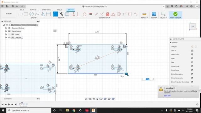 Fusion 360 2D Drawing series for Beginners part 3 смотреть онлайн