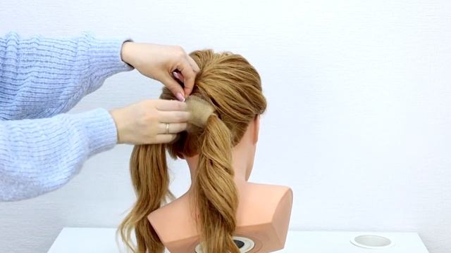 Прическа на каждый день.Небрежный пучок смотреть онлайн