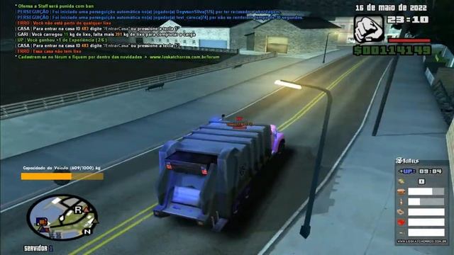 NO LUGAR ERRADO NA HORA ERRADA! EXPLOSÃO! SERVIÇINHO POR FORA TRABALHANDO DE GARI! CVR GTA SA-SAMP смотреть онлайн