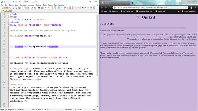 Mod 6_2 Font tag en attributes смотреть онлайн