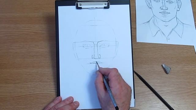 Как рисовать ЛИЦО МУЖЧИНЫ карандашом. Часть 1. Урок 51. How to draw A FACE OF A MAN with a pencil смотреть онлайн