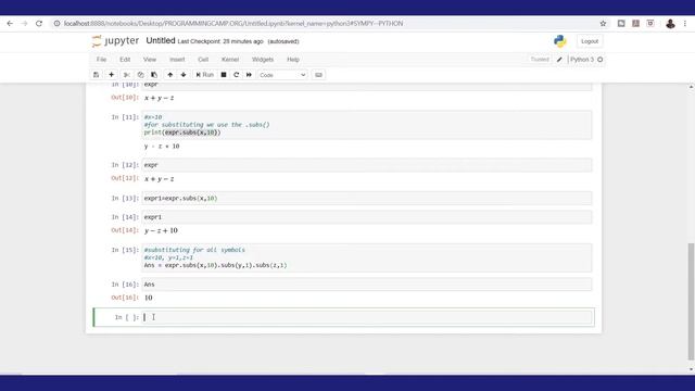 Introduction to Symbolic Computation Using SymPy Python Library смотреть онлайн