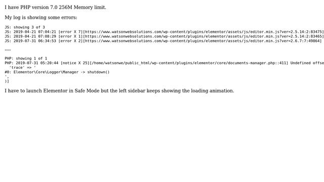 Wordpress: Elementor page builder plugin not loading up all the way? смотреть онлайн