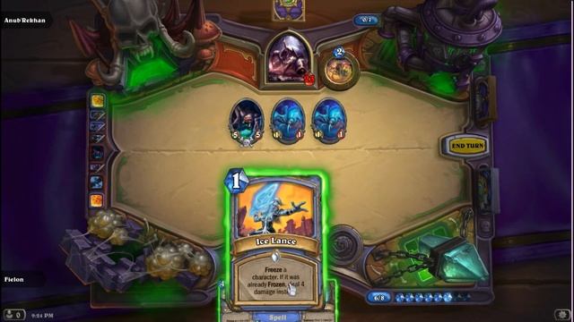 Hearthstone Curse Of Naxxramas Gameplay: CLUTCH PLAYS! смотреть онлайн