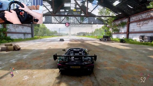 Forza Horizon 5 . Aston Martin Vulcan AMR PRO 2017 . Car Show Speed Jump Crash Test Drive . 4K 60fp смотреть онлайн