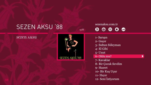 Sezen Aksu - Sezen Aksu '88 1988 Full Albüm (Official Audio) смотреть онлайн