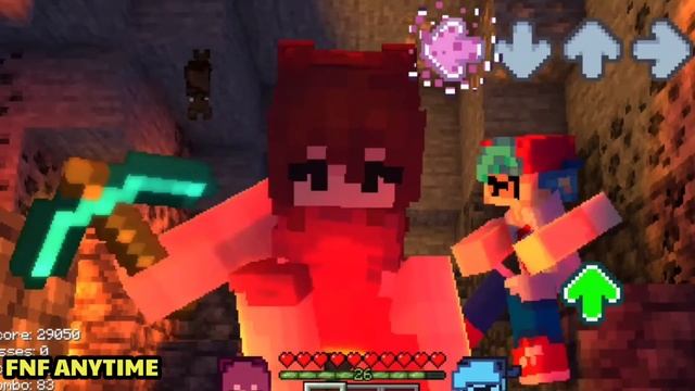 Friday Night Funkin' Vs Minecraft MobsMOD (FNF Mod) смотреть онлайн