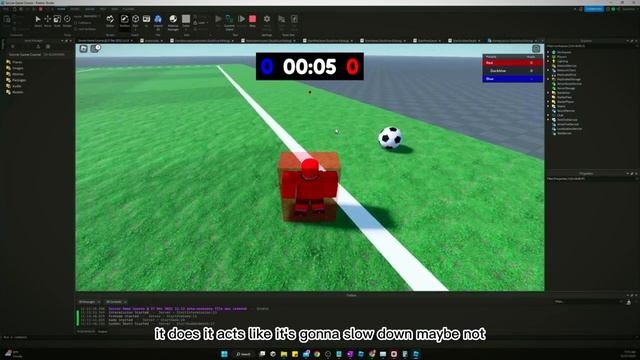 How to Make a Soccer Game in Roblox Studio || Part 16 - Ball Friction смотреть онлайн