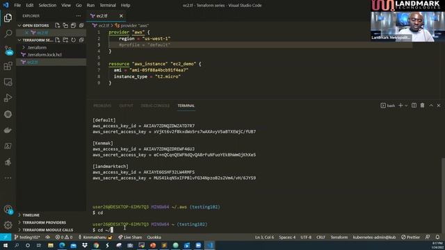 Terraform on AWS 3 -COMMANDS CLOUD-Landmark Technologies - +14372152483 смотреть онлайн