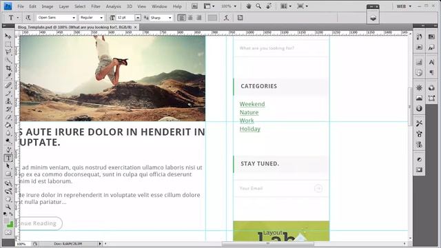Верстка макета блога - Описание разметки боковой колонки - Урок 8 смотреть онлайн