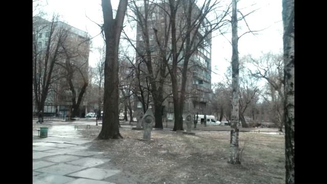 Днепропетровск. Дворики. Строителей, Ф.Заводская. Dnepropetrovsk. Streets and courtyards. смотреть онлайн