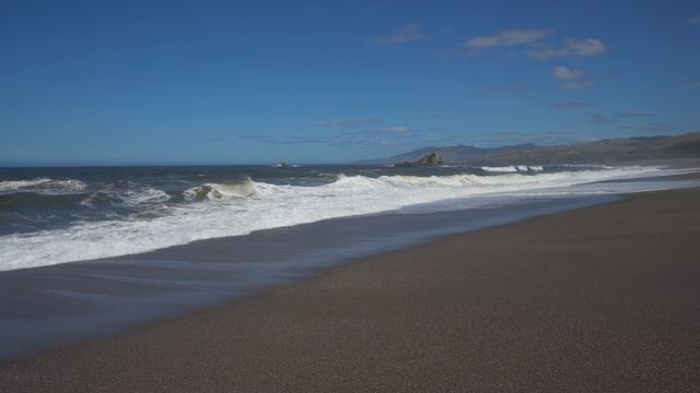 Ocean Waves Sounds With 4K Ocean Footage - Coastal California Wonders. Episode 4