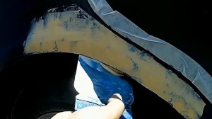 МГНОВЕННЫЙ ремонт арки крыла стеклотканью и эпоксидным клеем своими руками.(часть-2)