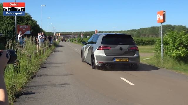 CRAZY Volkswagen Golf 7 R w/ Armytrix Exhaust! - LOUD Accelerations! смотреть онлайн