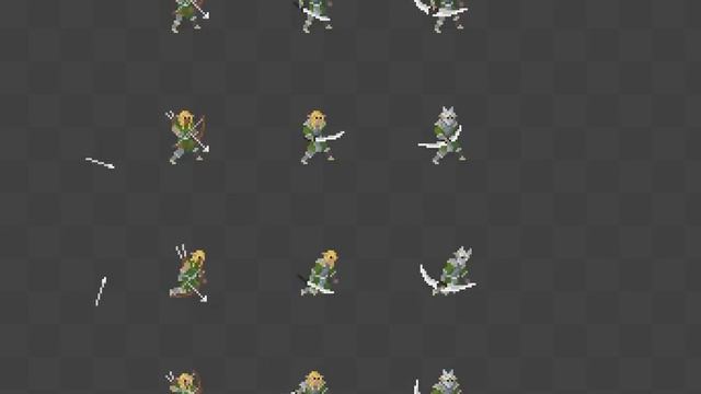 Elf - Top Down Pixel Art Character Game Assets смотреть онлайн