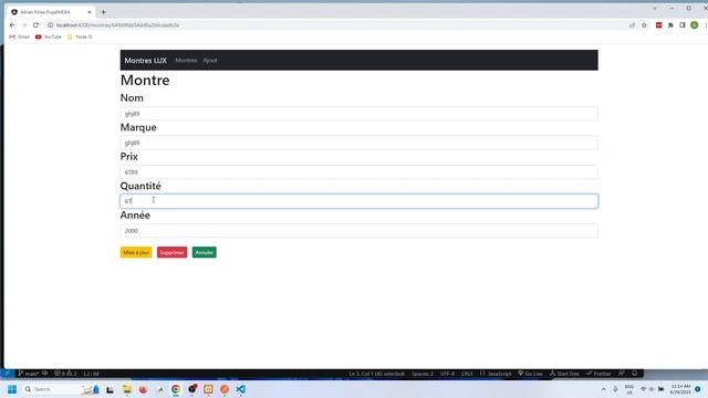 CRUD - Mongo Express Angular Node MEAN Project смотреть онлайн