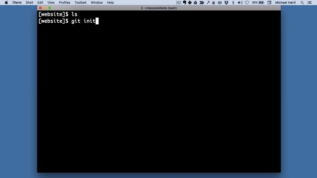 Section 1.2: “Initializing the repo” from Learn Enough Git to Be Dangerous смотреть онлайн