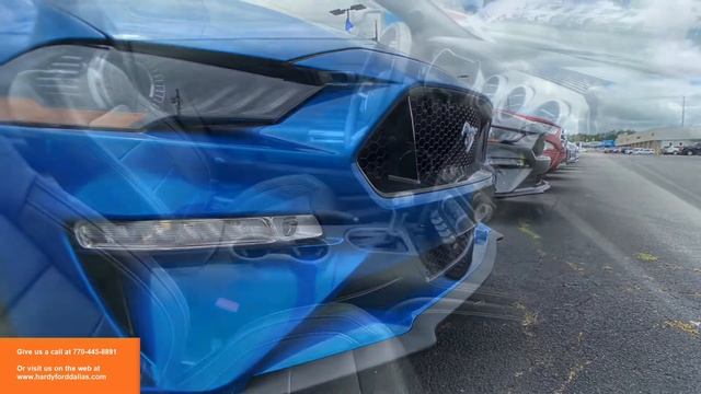 2020 Ford Mustang GT Premium in Velocity Blue смотреть онлайн