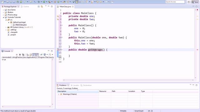 Learning Java: #11 - Creating an object, calling a class, and constructors... смотреть онлайн