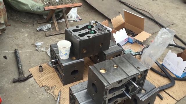 Сборка ГБЦ с притертыми клапанами смотреть онлайн