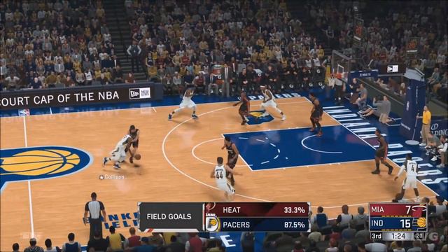NBA 2K18 - Indiana Pacers Vs Miami Heat - Gameplay (PS4 HD) [1080p60FPS]