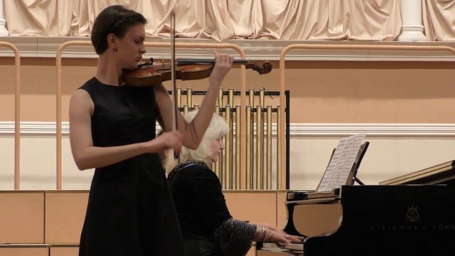 Мария Яшина (скрипка) Светлана Симонова (фортепиано) Й.Сук "Песнь любви" 26.04.19 смотреть онлайн