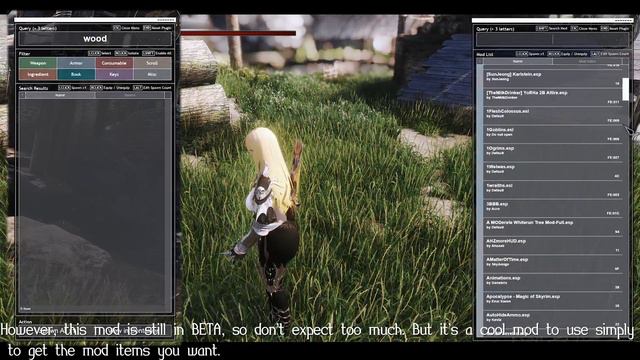 SKYRIM MOD I Rykzs Item Menu I Quick And Simple Item Spawner & Equipper