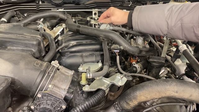 Заслонки изменения геометрии впускного коллектора 1UR-FE смотреть онлайн