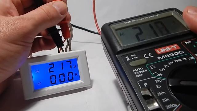 Обзор и подключение цифрового вольтамперметра AC 300v 100a + трансформатор тока Digital Ammeter