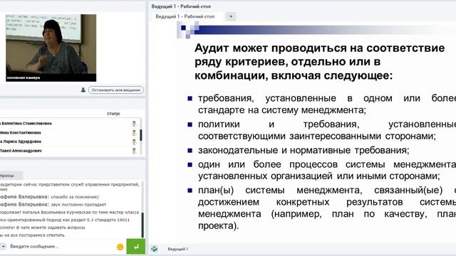 Мастер-класс по ISO 19011:2018