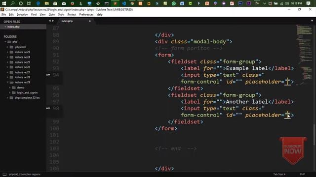 PHP Procedural & MySQLi Part 36 : Signin and Login system in PHP Part 01 | Hindi Urdu смотреть онлайн